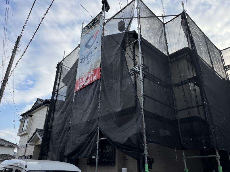 仮設足場設置状況