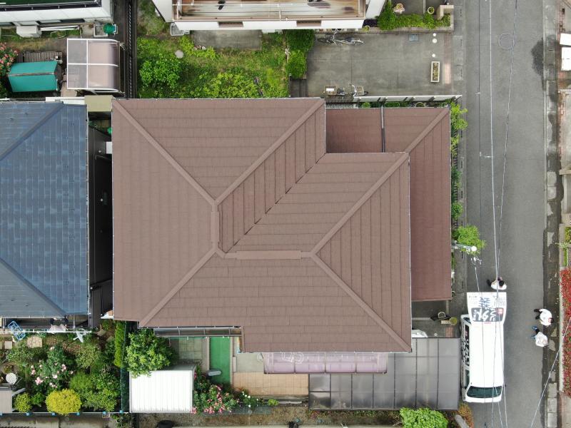 屋根カバー工事・一部軒樋交換