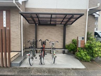 新規自転車置き場工事|上尾市|